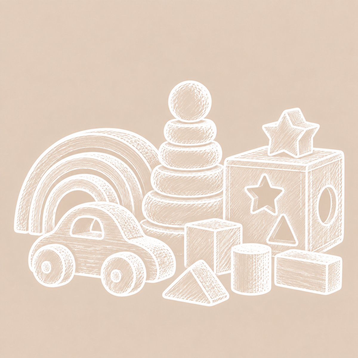 Kleuter Houten speelgoed