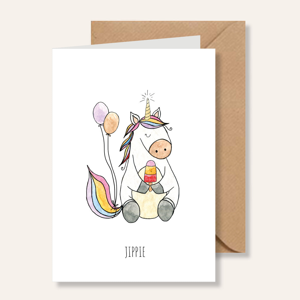 Juulz kaartje | Jippie Unicorn