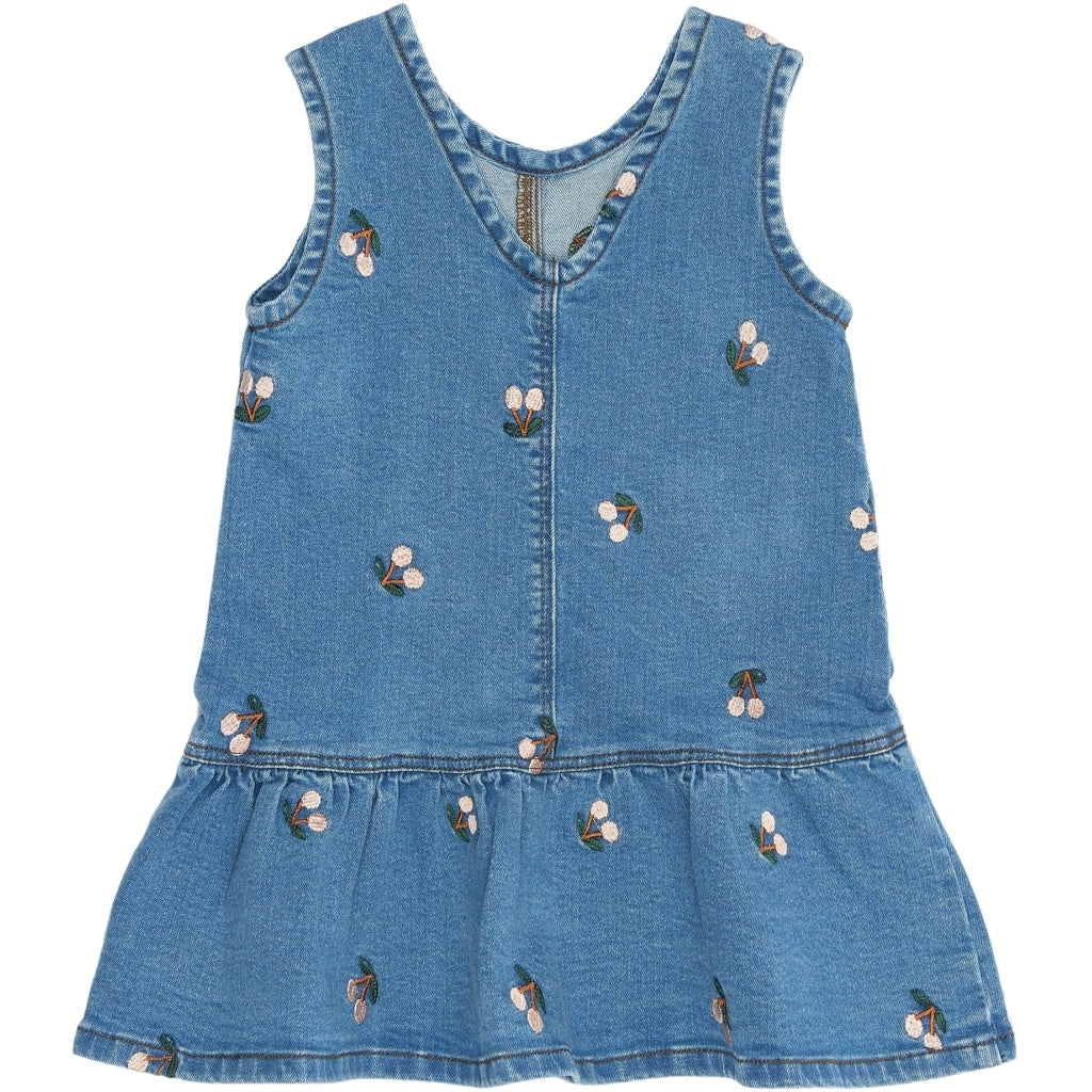 The New Siblings jurk kind Denim Dress (blauw)