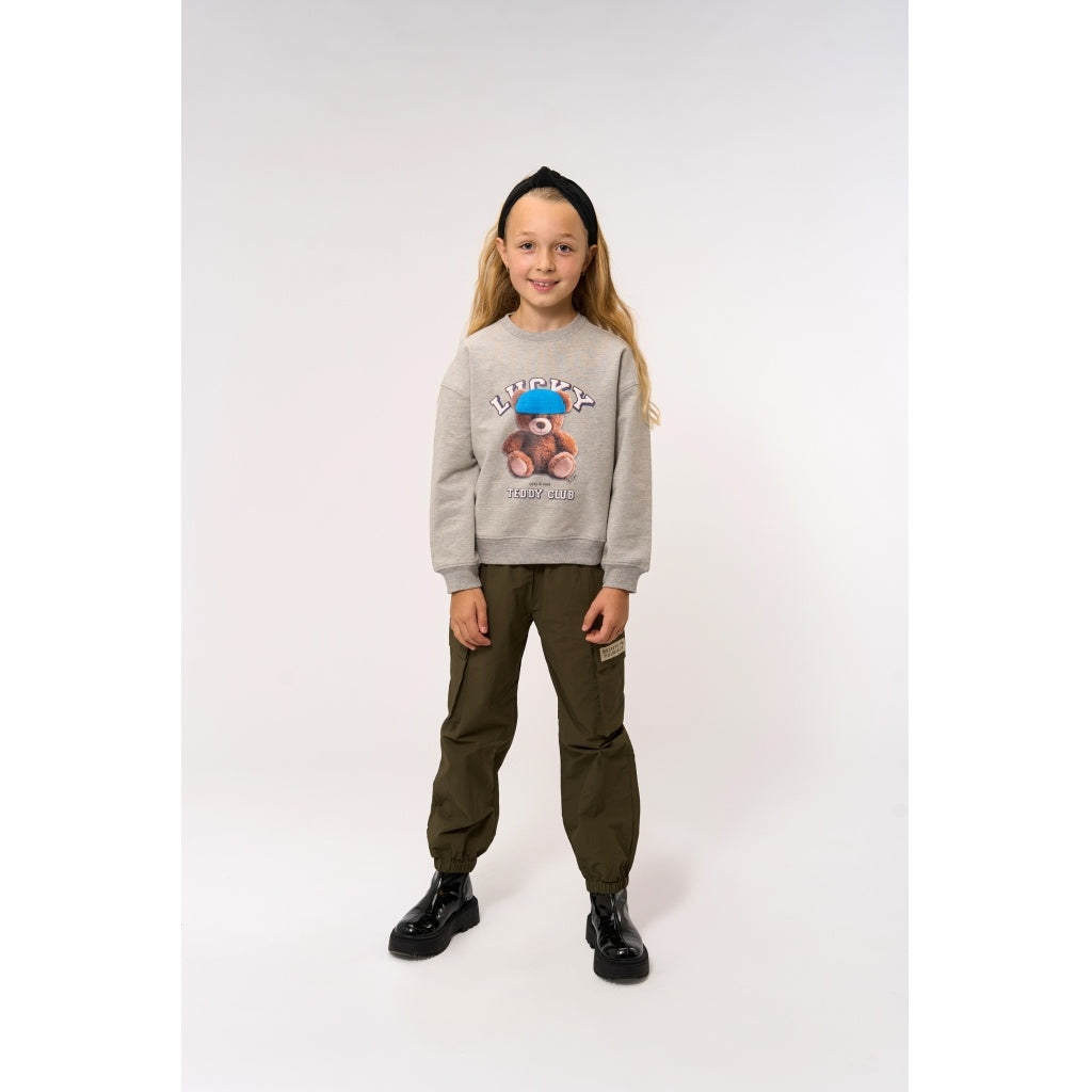The New sweatshirt kind Pendra Sweatshirt Light Grey Melange (lichtgrijs gemêleerd)