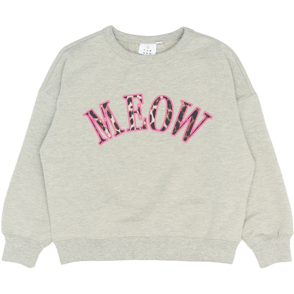 The New sweatshirt kind Polina Sweatshirt Light Grey Melange (lichtgrijs gemêleerd)