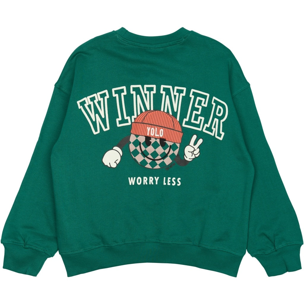 The New sweatshirt kind Paul Sweatshirt Alpine Green (groen)