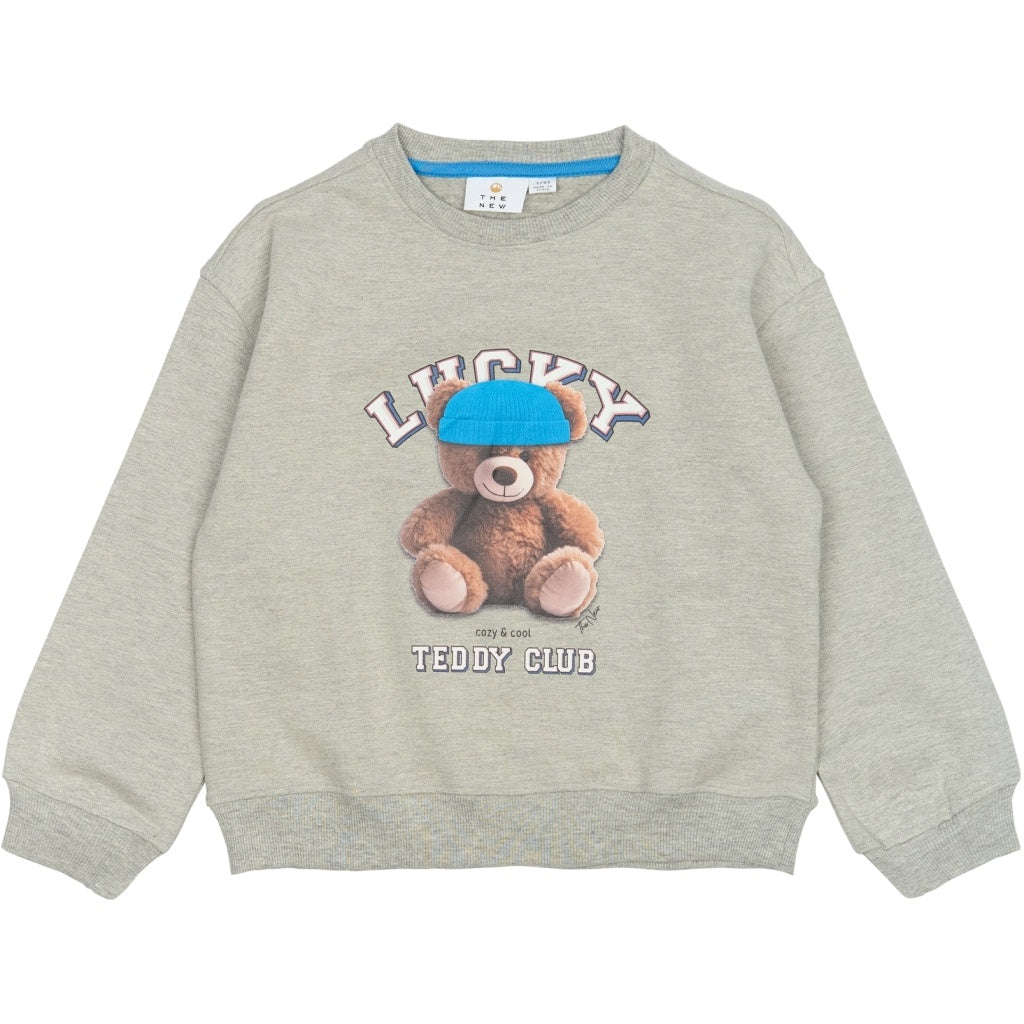 The New sweatshirt kind Pendra Sweatshirt Light Grey Melange (lichtgrijs gemêleerd)