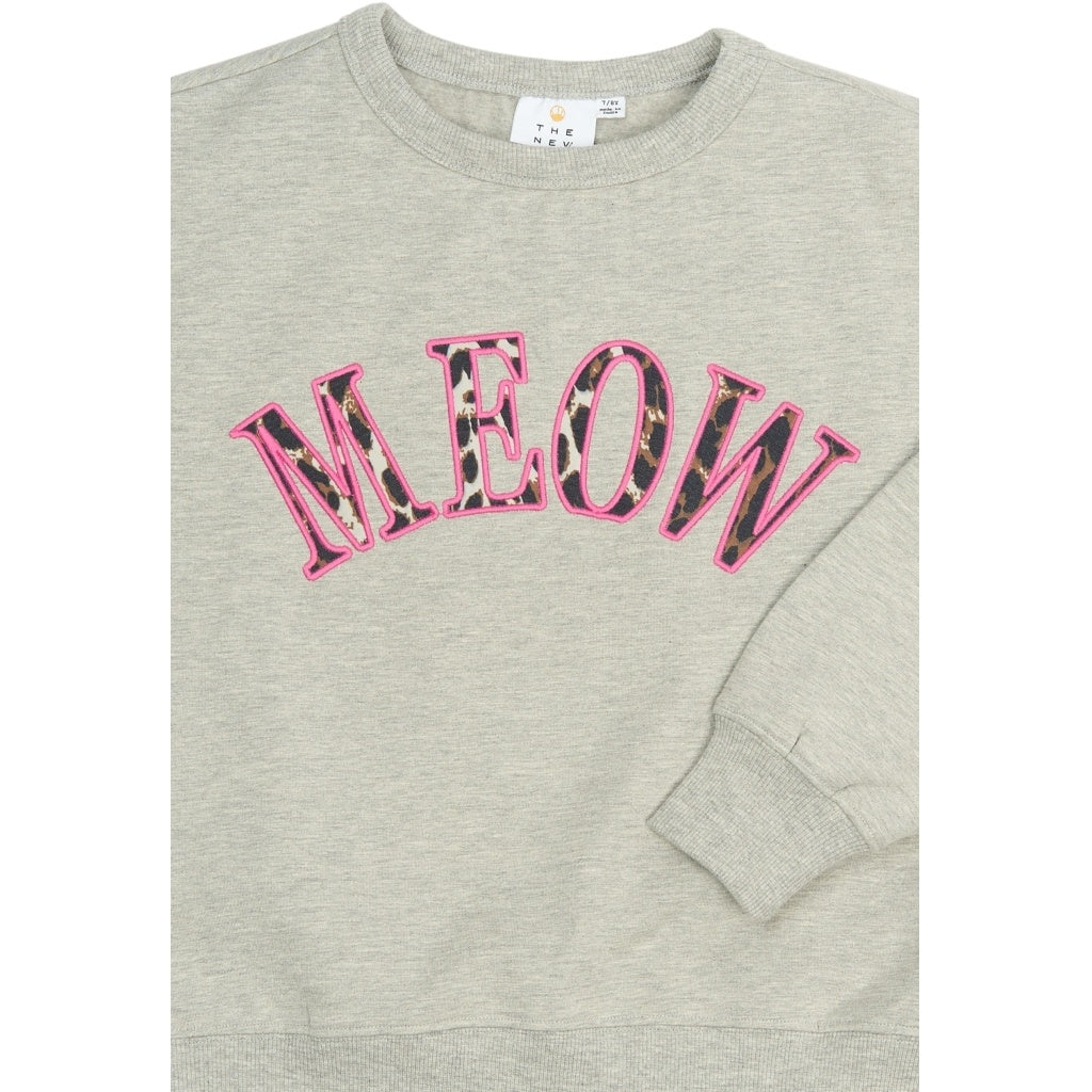 The New sweatshirt kind Polina Sweatshirt Light Grey Melange (lichtgrijs gemêleerd)