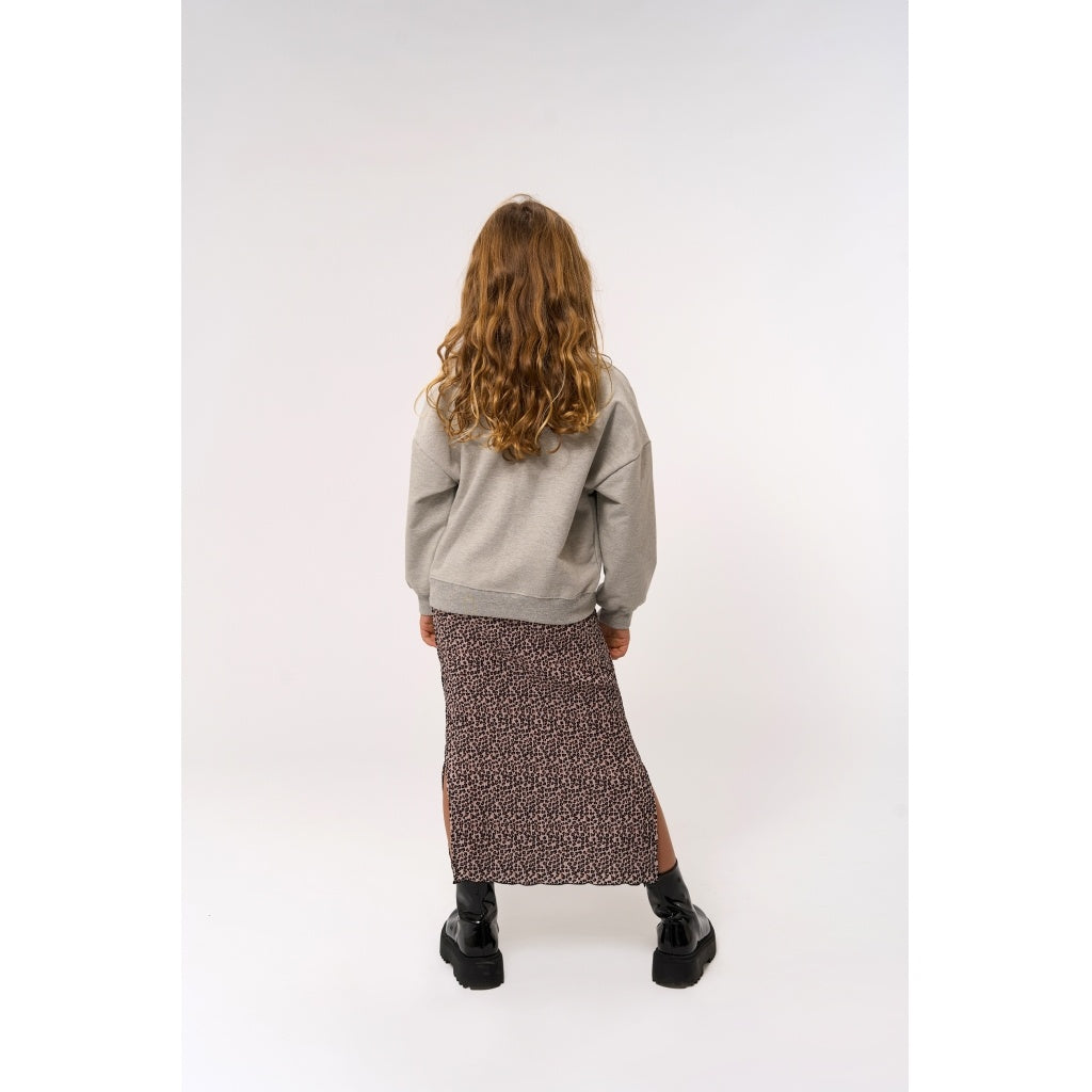 The New sweatshirt kind Polina Sweatshirt Light Grey Melange (lichtgrijs gemêleerd)