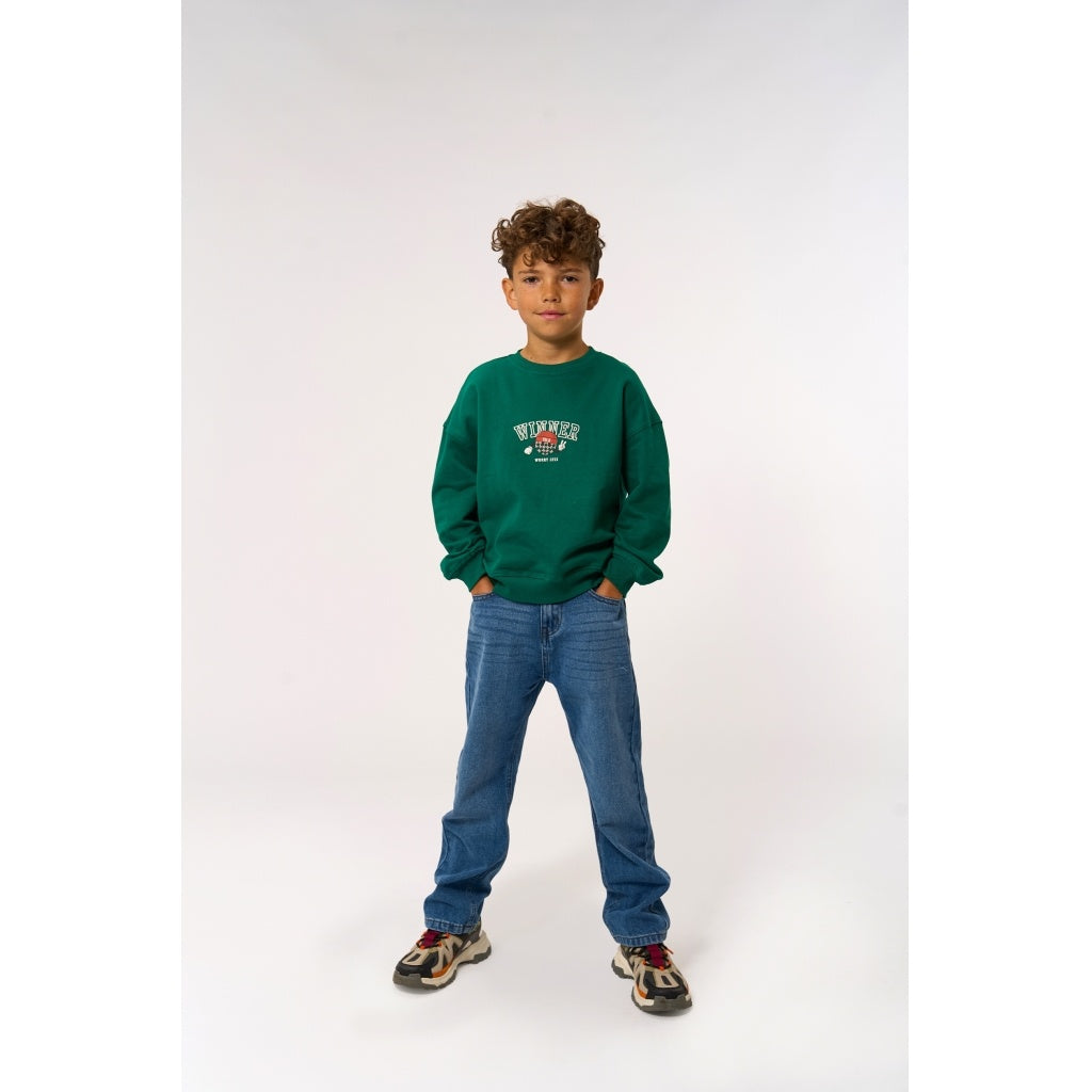 The New sweatshirt kind Paul Sweatshirt Alpine Green (groen)