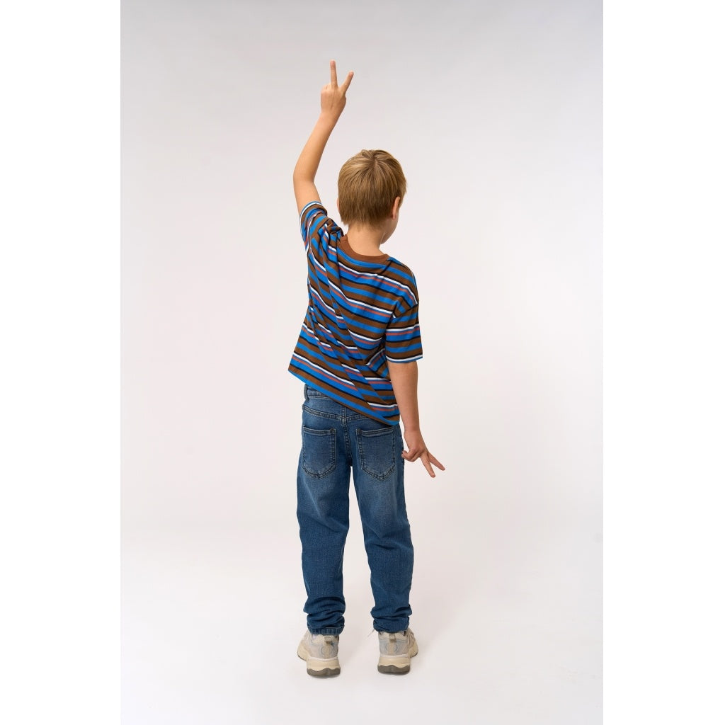 The New spijkerbroek kind Loose Fit Jeans (blauw)