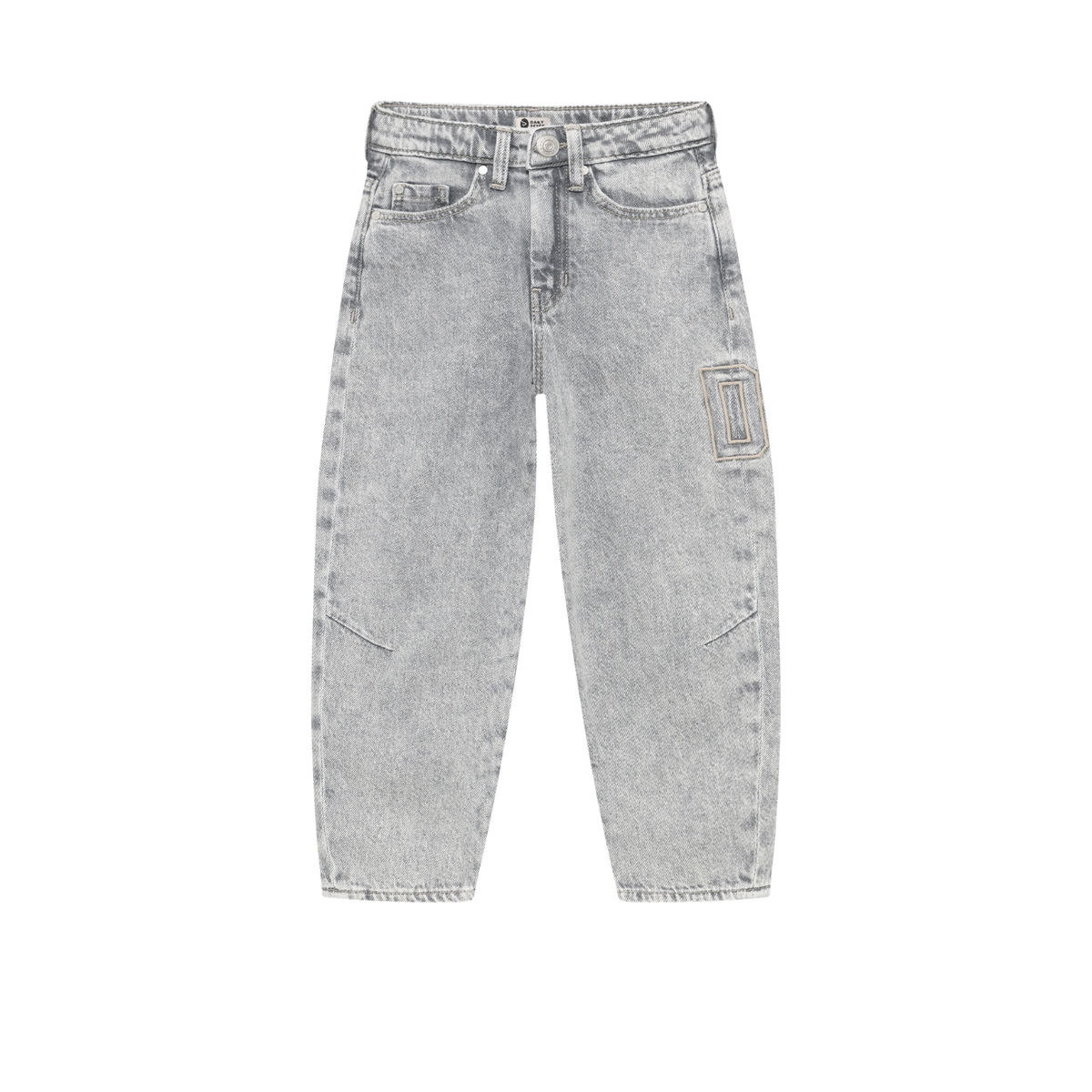 Daily7 jeans spijkerbroek kind Barrel Fit (tonmodel) Denim Light Grey (lichtgrijs denim)