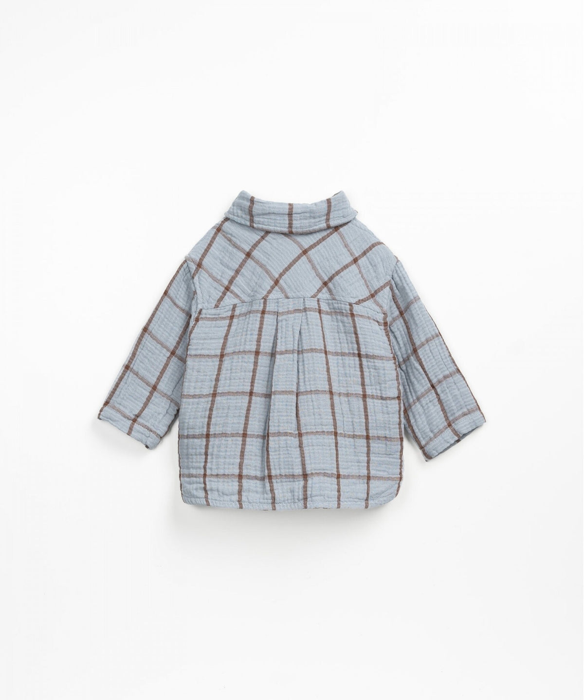 PLAY UP blouse jongen Elephant geruit (blauw)
