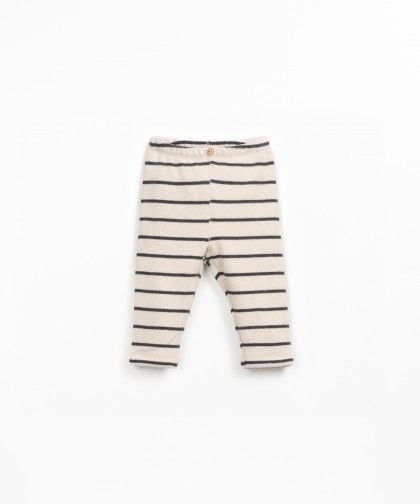 PLAY UP legging jongen Grafite gestreept (donkergrijs)