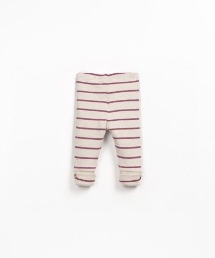 PLAY UP legging meisje Amora gestreept (roze)