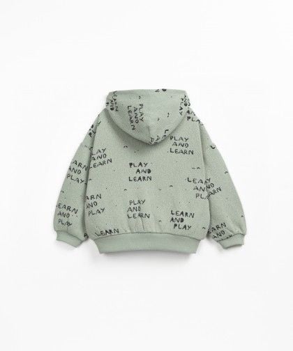 PLAY UP trui jongen Printed Jersey Arrabida (groen met print)