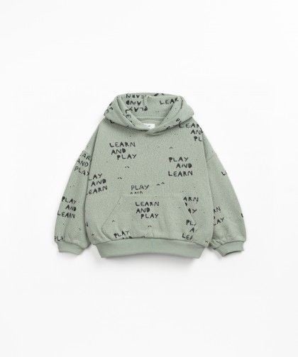 PLAY UP trui jongen Printed Jersey Arrabida (groen met print)