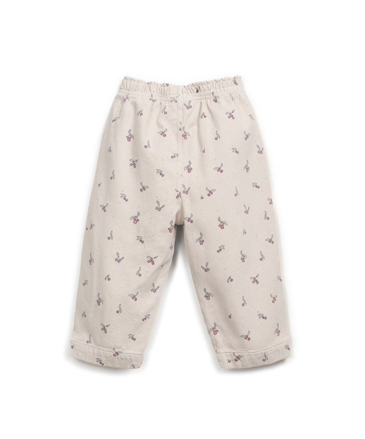 PLAY UP twill broek meisje Tones (beige met print)