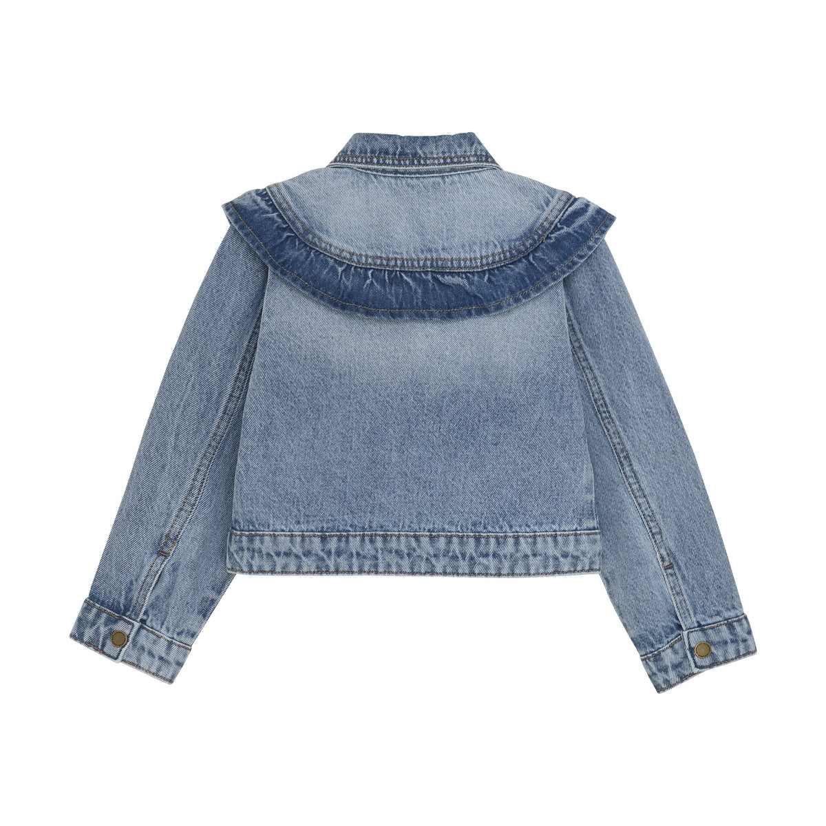En Fant jas kind denim Light Denim Blue spijkerjas blauw