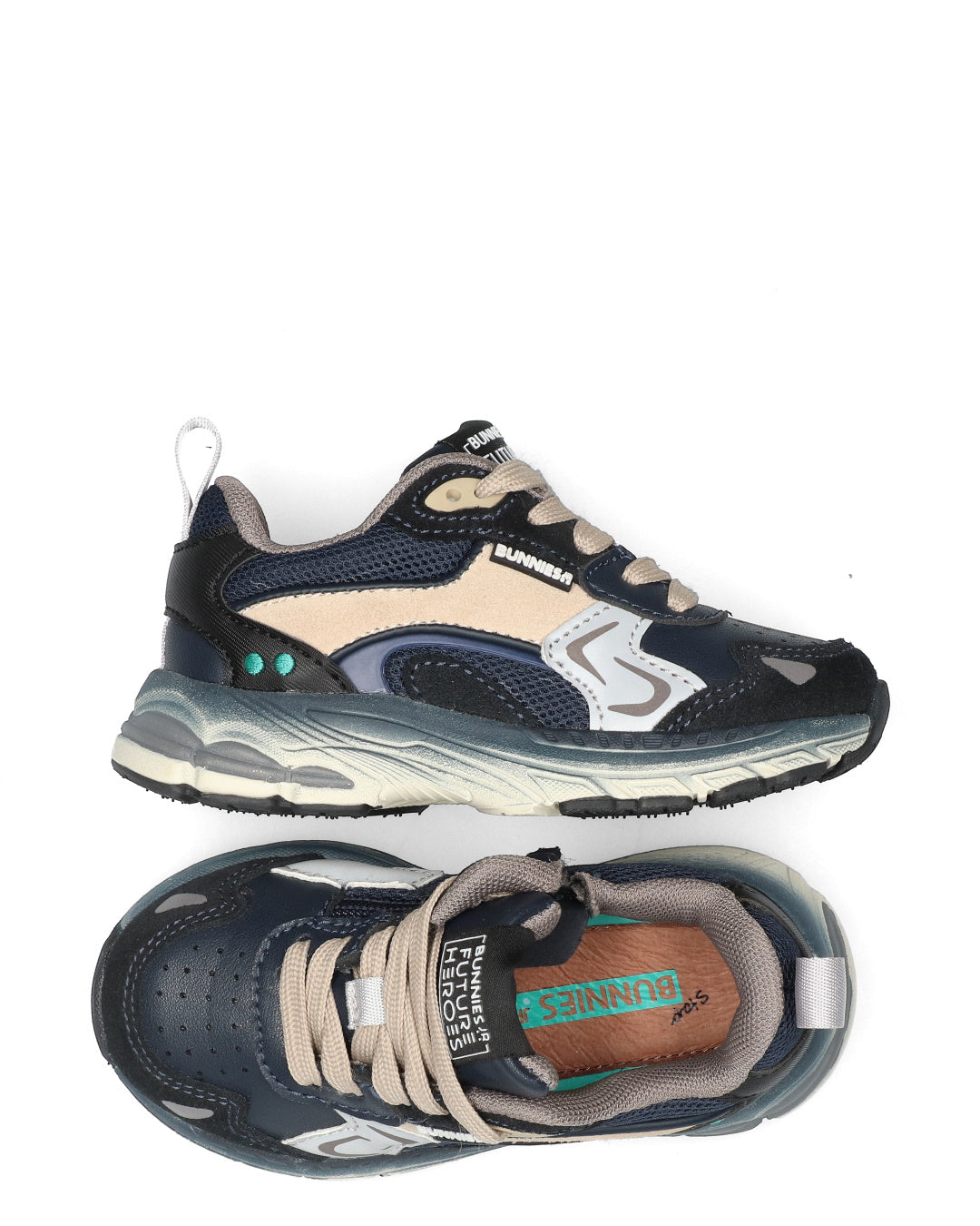Bunnies Rio Rush sneakers kind Navy (donkerblauw)