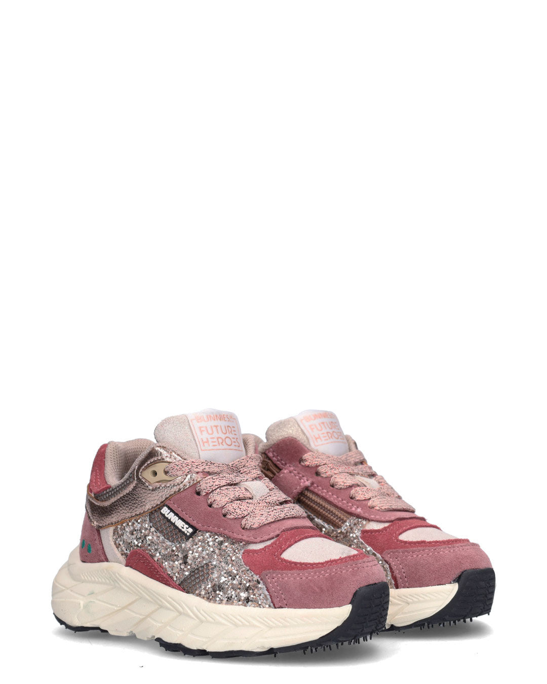 Bunnies Reza Rush sneakers kind Oxblood (roze)