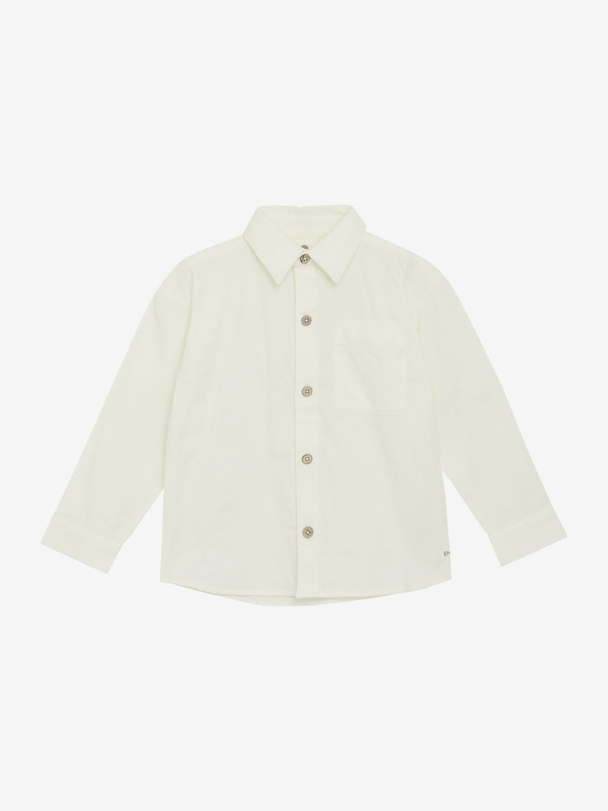 EN FANT blouse kind LS Egret Off White wit