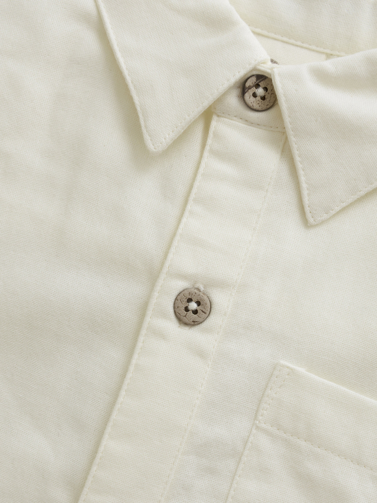 EN FANT blouse kind LS Egret Off White wit