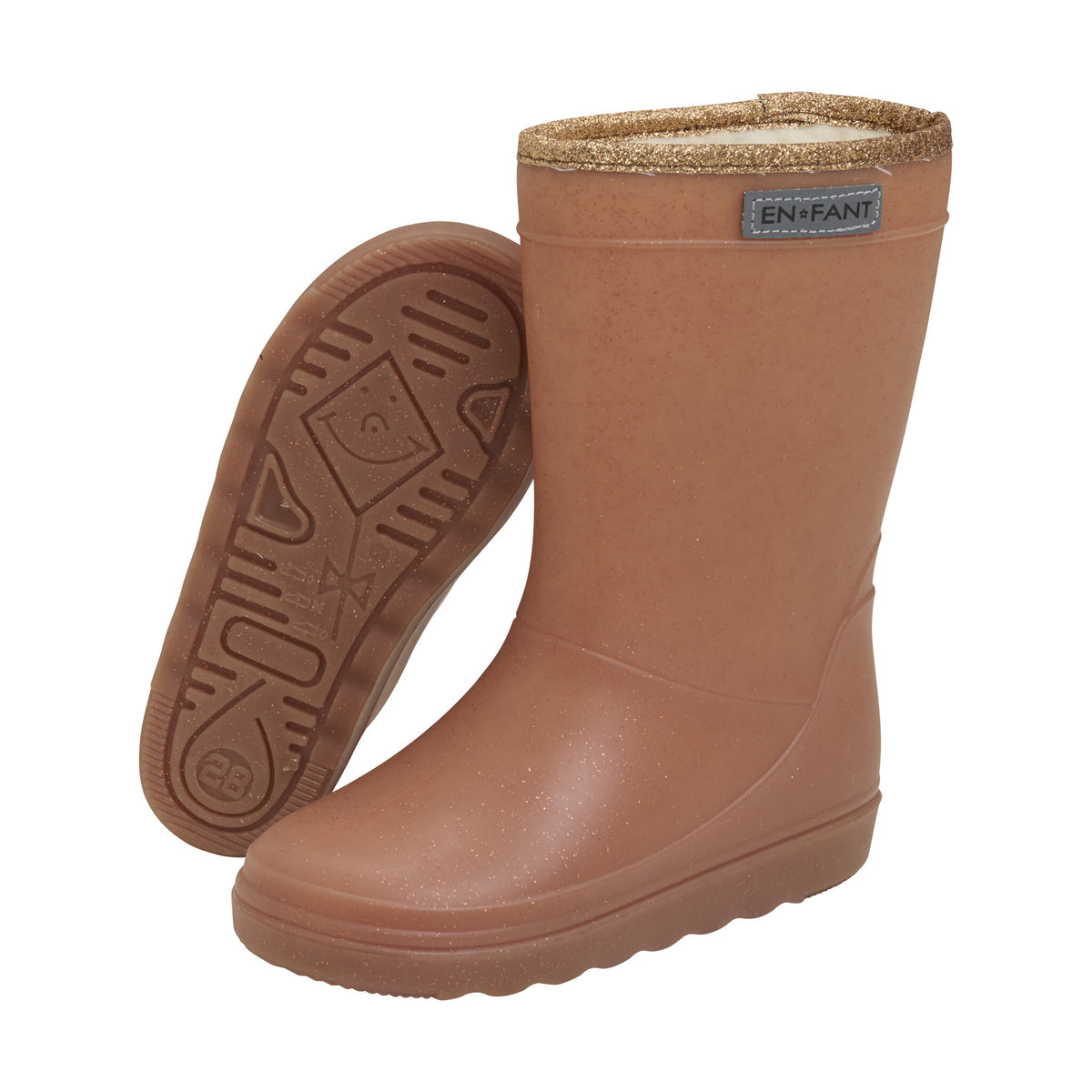EN FANT thermolaarzen kind glitter Mocha Bisque bruin laarzen