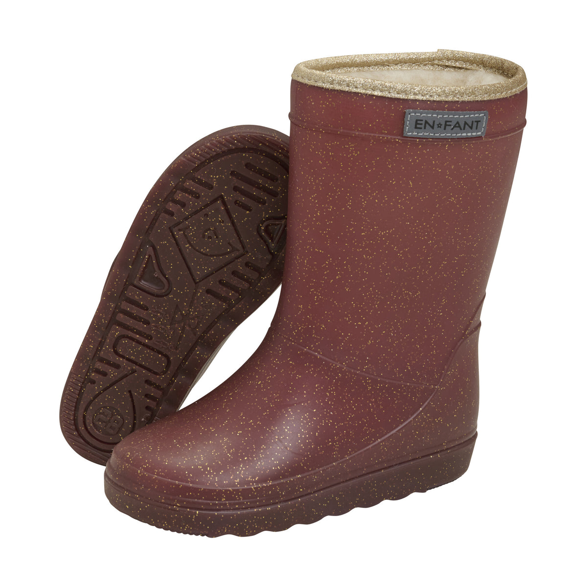 En Fant thermolaarzen kind glitter Andorra bordeaux roze laarzen