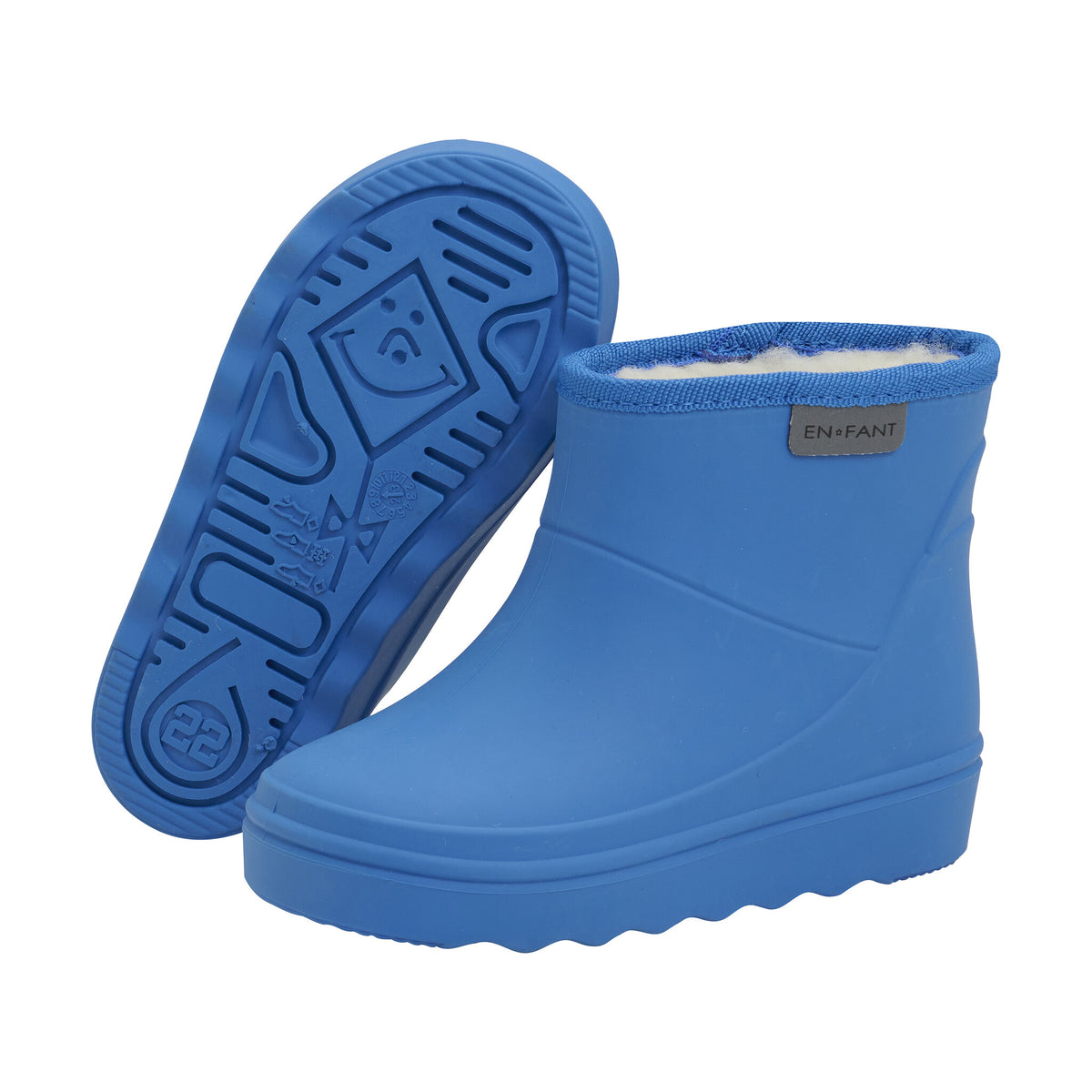 En Fant thermolaarzen kind kort Solid Daphne blauw