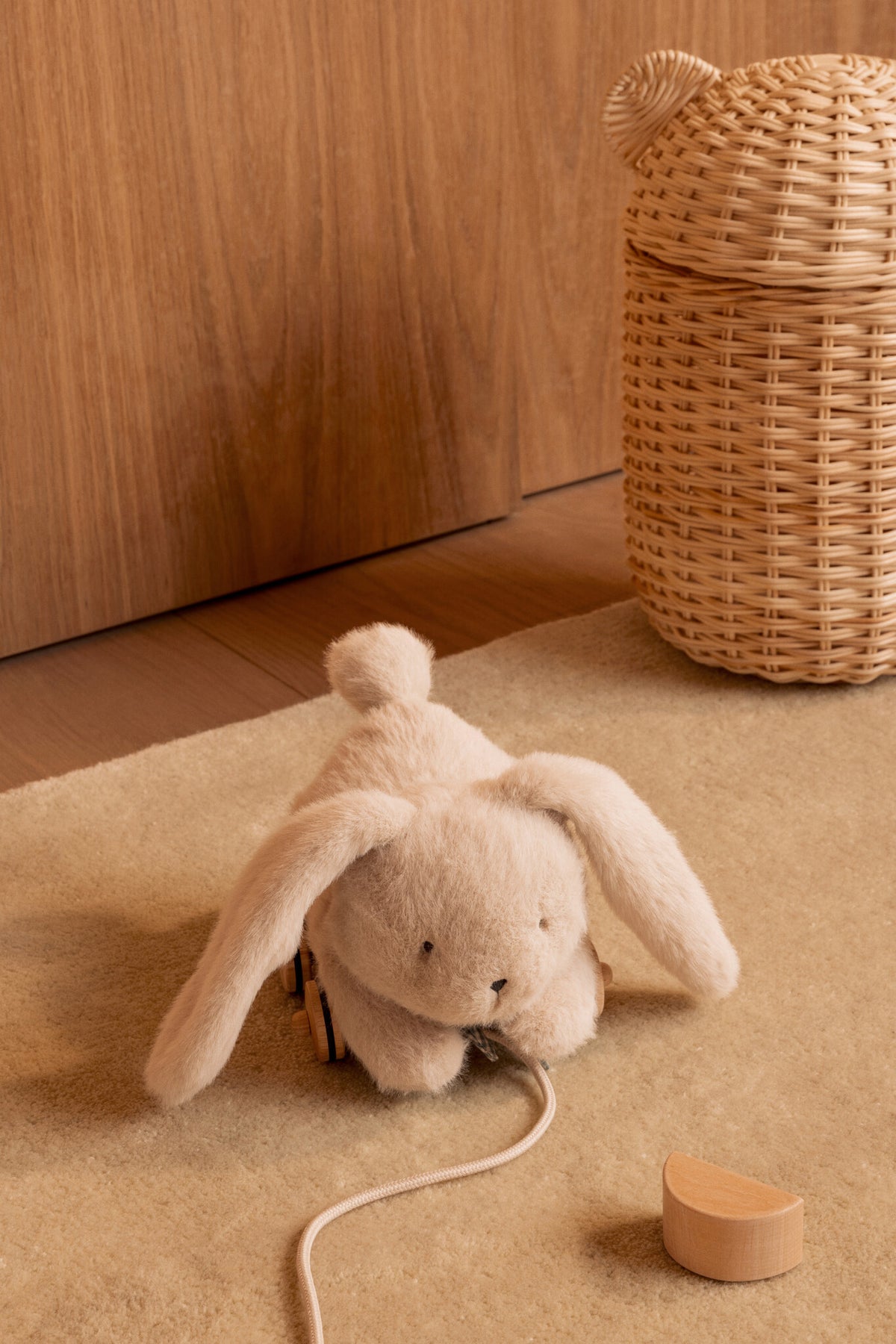 LIEWOOD Konijn Zand trekdier Pera pull along toy Rabbit Sandy