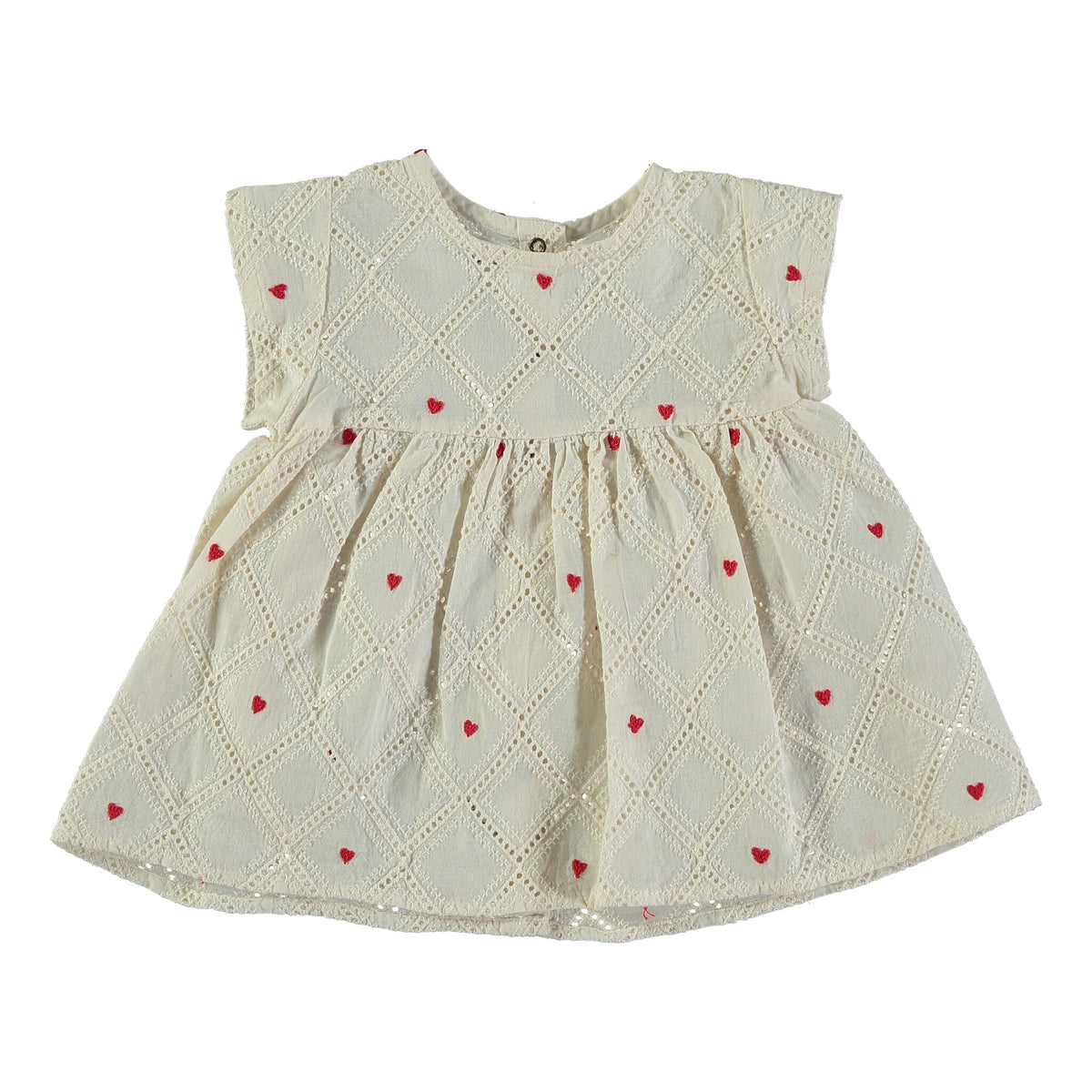 Pequeno tocon | Heart dress  | Ecru