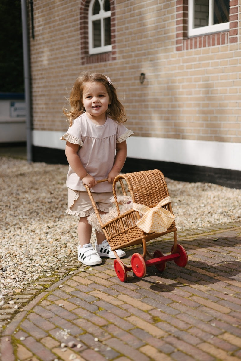 LEVV shirt meisje Sela T-shirt Sand zandkleur