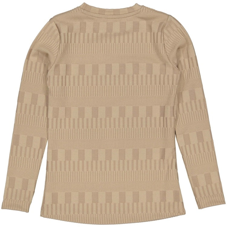 LEVV shirt meisje Valya T-shirt Light Taupe taupe