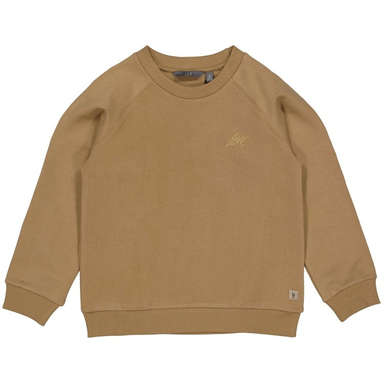 LEVV sweater jongen Vasco sweater Desert Sand zandkleur