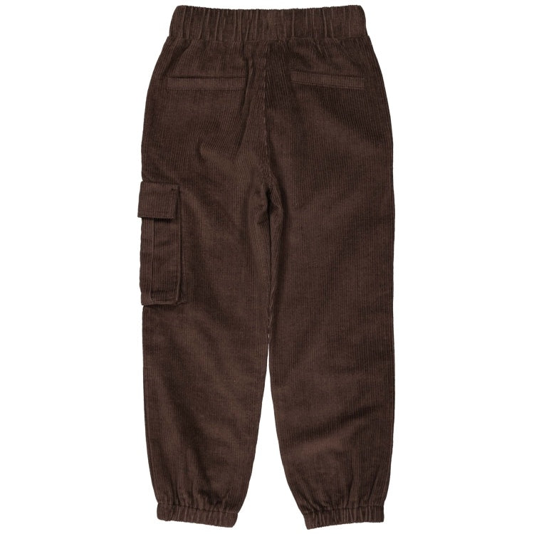 LEVV broek jongen Tristan pants Dark Brown donkerbruin