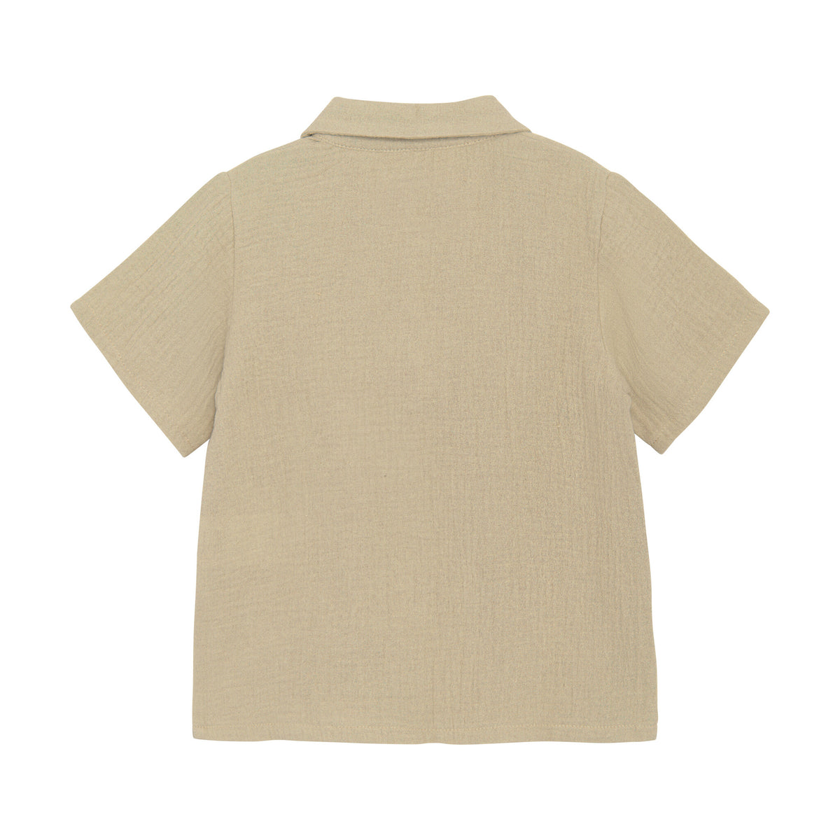 Huttelihut shirt jongen SS Muslin Irish Cream crème