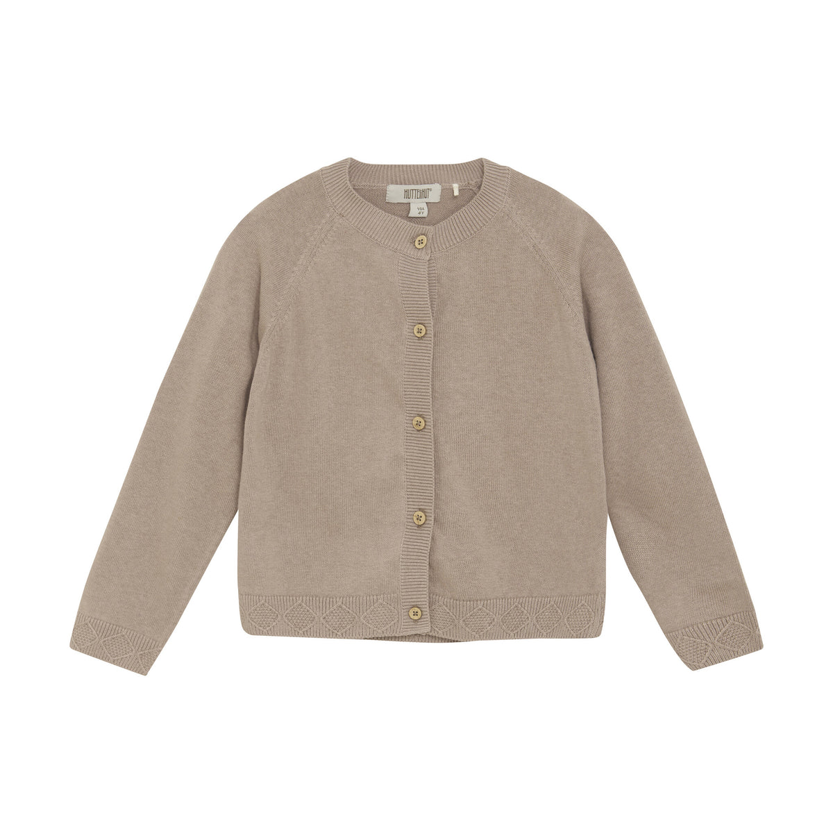Huttelihut vest meisje Knit Wool Etherea beige bruin