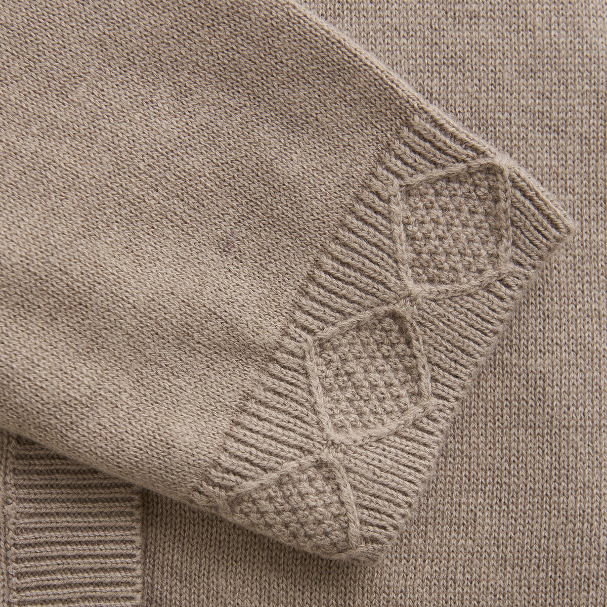 Huttelihut vest meisje Knit Wool Etherea beige bruin