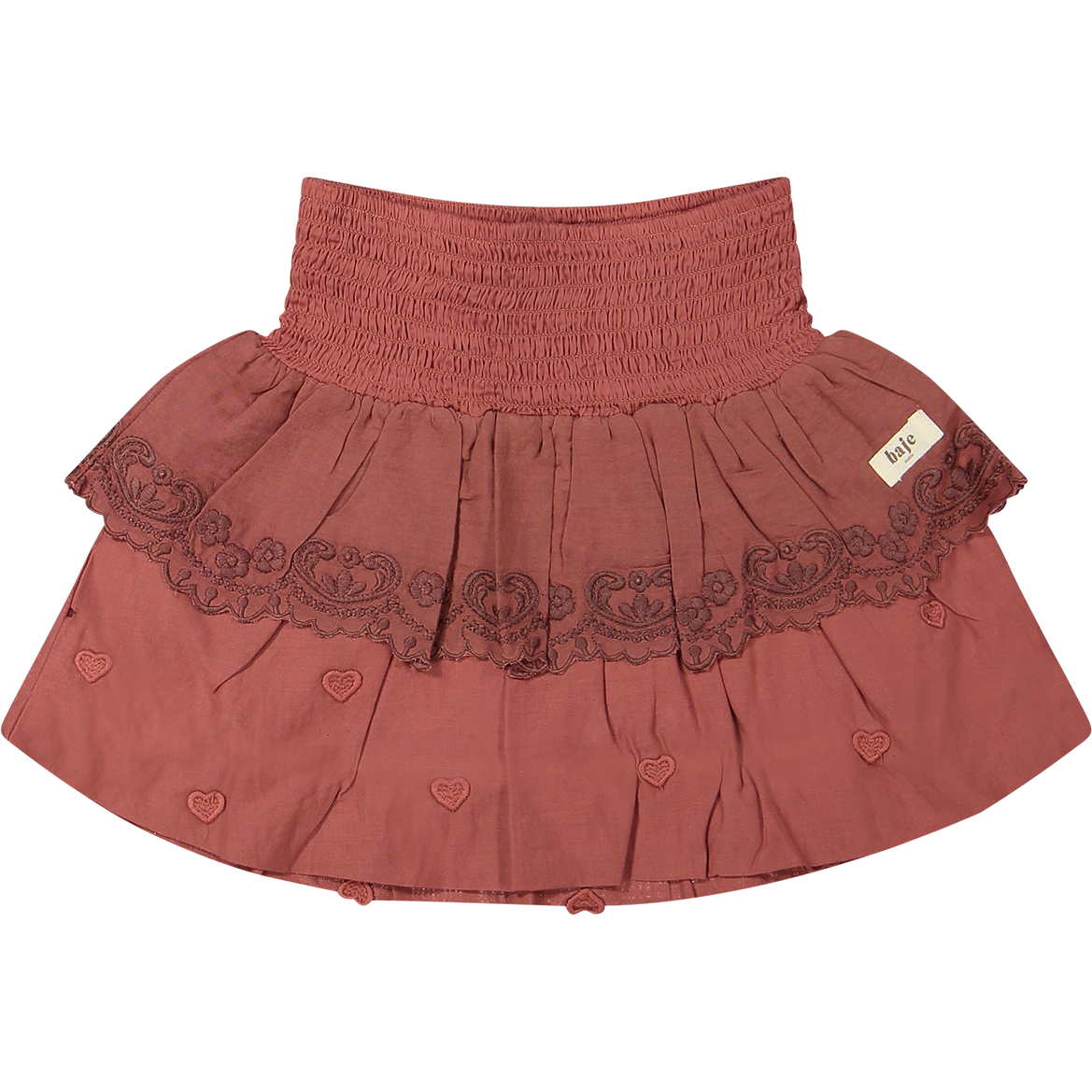 BAJE rokje meisje Paige Red Maroon rood (valt groot)