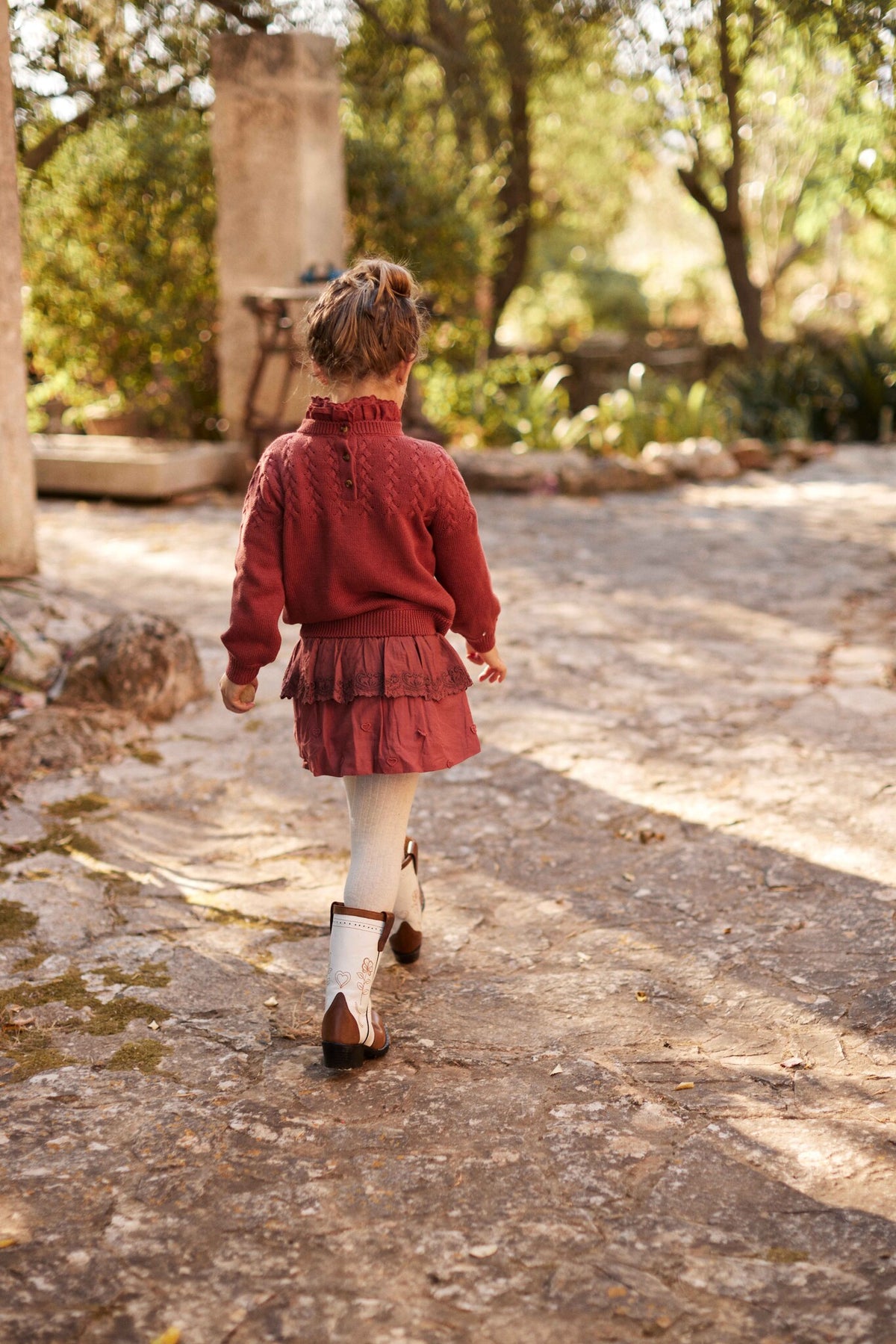 BAJE rokje meisje Paige Red Maroon rood (valt groot)