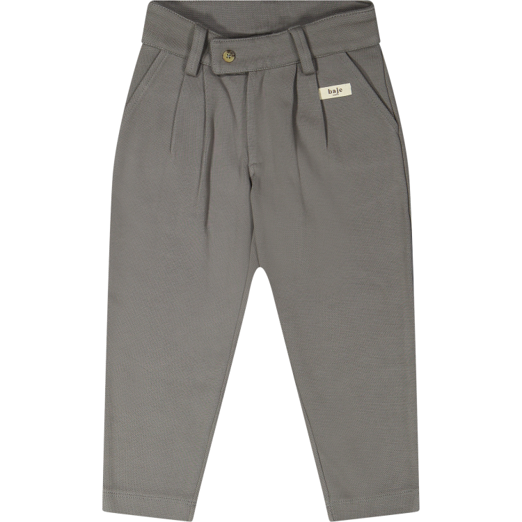 BAJE lange broek jongen Stone Grey Steel Dark grijs (valt groot)