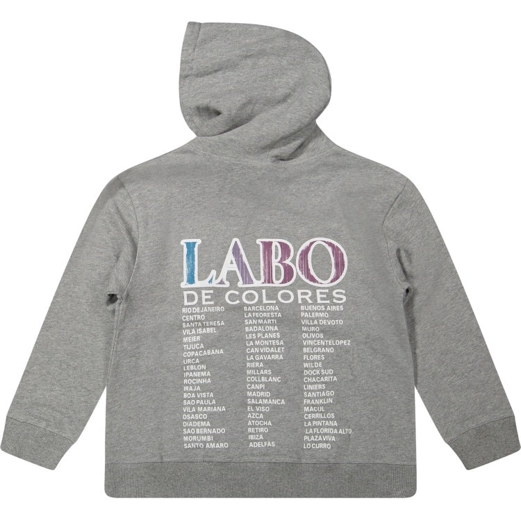 LABO DE COLORES sweater jongen Hanno Greyish Lilac grijs