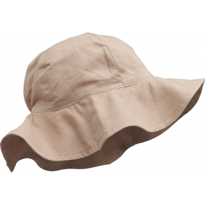Amelia Linen Sun Hat | Rose - Zonnehoedje