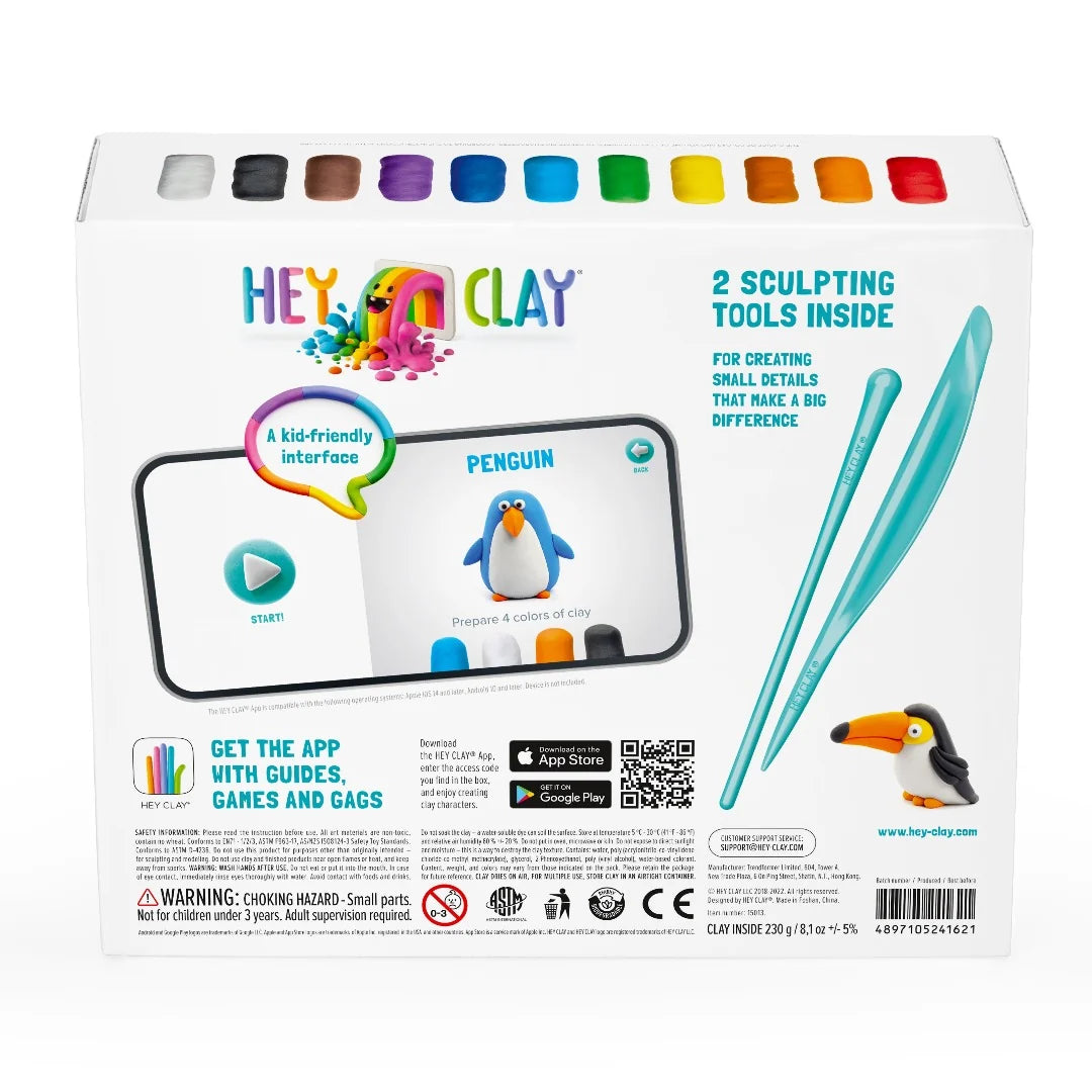 HeyClay Birds – laat de mooiste vogels tot leven komen met klei!
