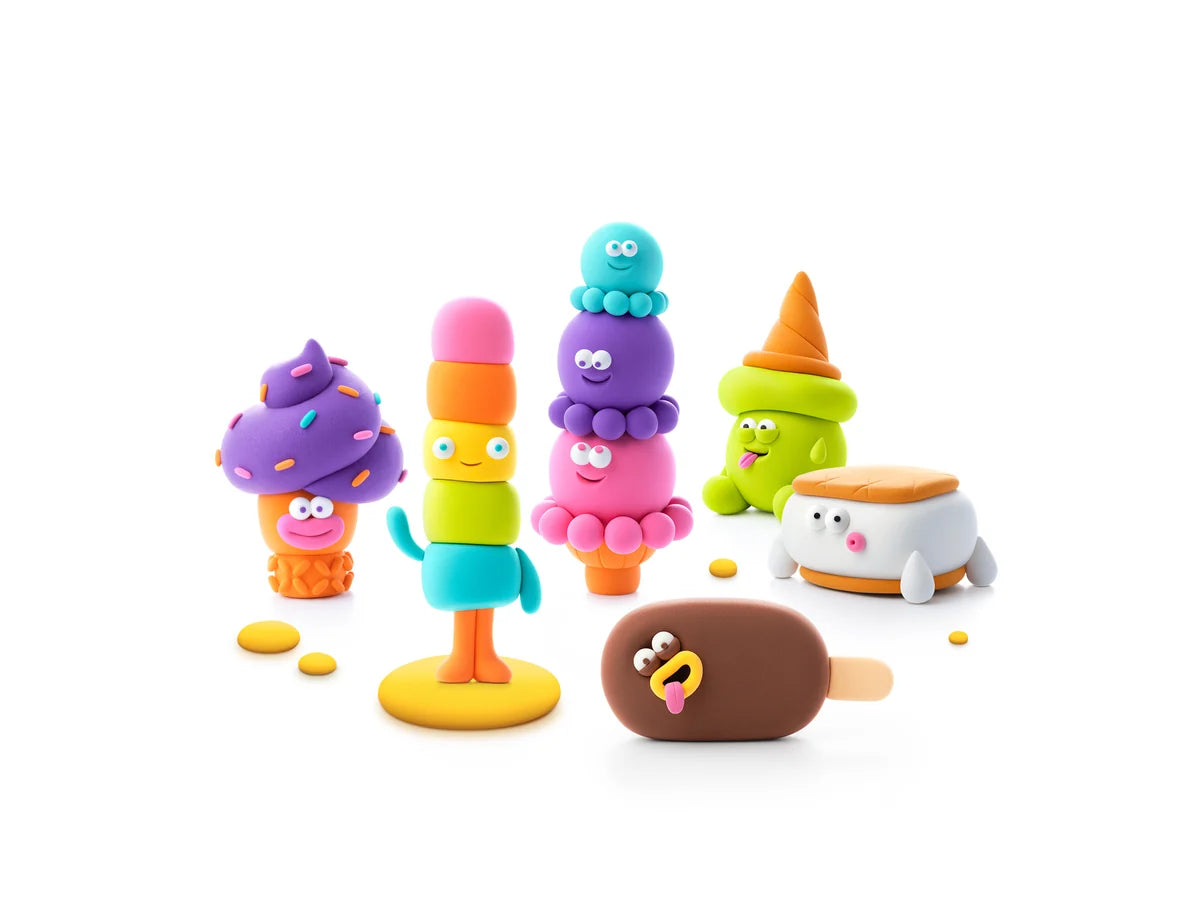 HeyClay Nice Ice Cream – maak je eigen grappige ijshoorntje met Flip Cone!