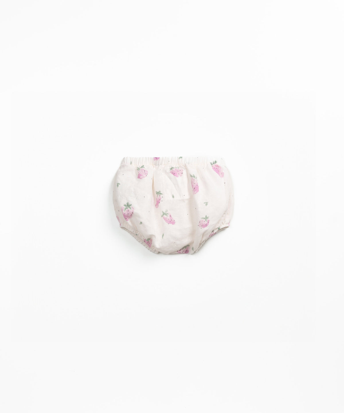 PLAY UP korte broek kind Gres Morangos (wit met roze)