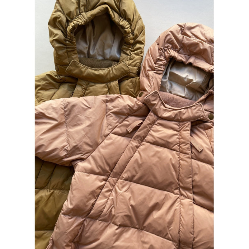 KONGES SLØJD dons pak baby onesie Roebuck bruin winterpak