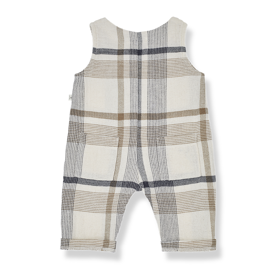 1+ IN THE FAMILY tuinbroek baby Ciro overall Anthracite antraciet