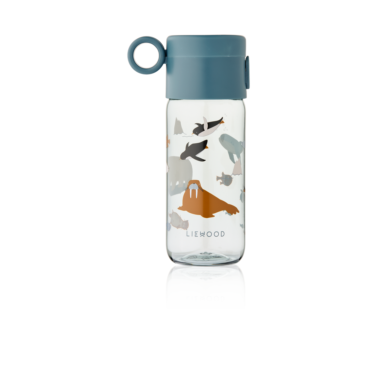 LIEWOOD Clemence drinkfles 350 ml Artic Sea / Oceanview waterfles