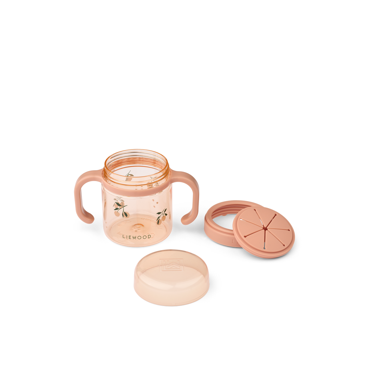 LIEWOOD snackbeker Peach Sea Shell roze