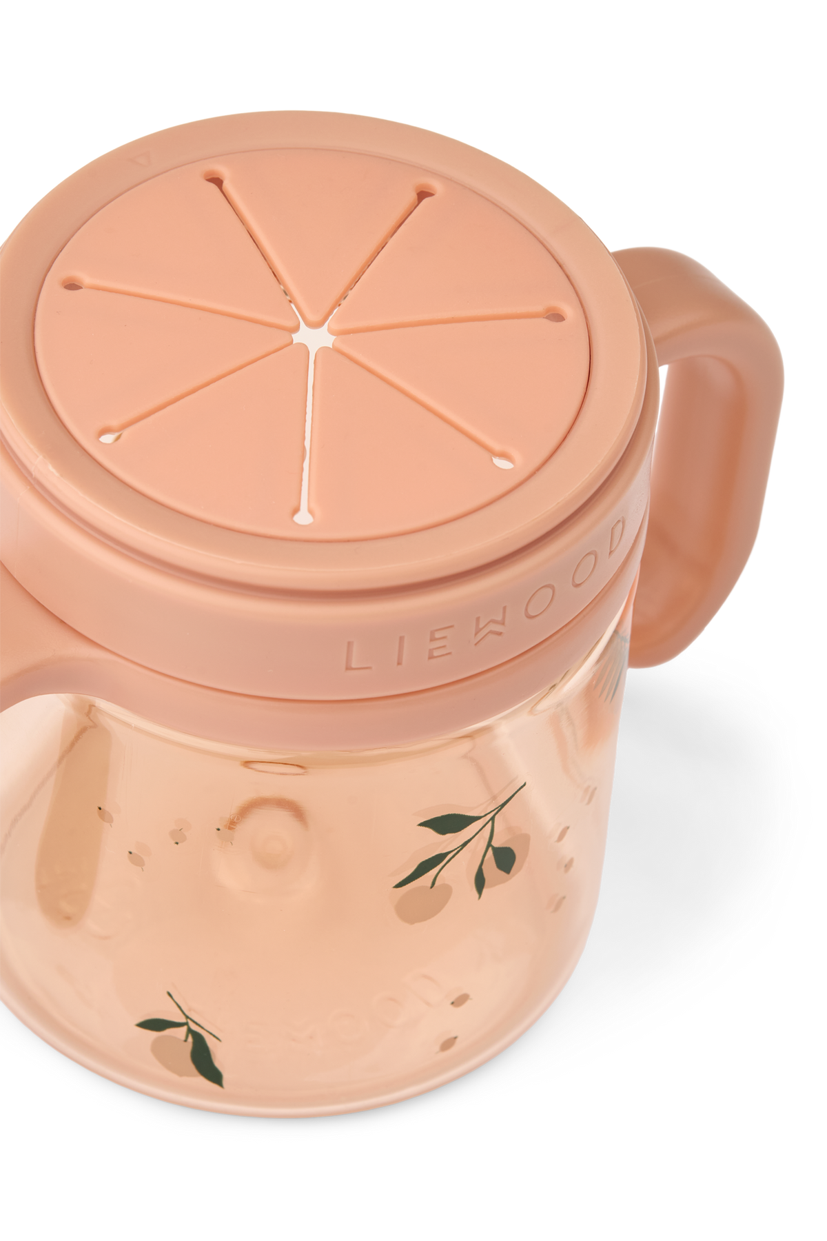 LIEWOOD snackbeker Peach Sea Shell roze