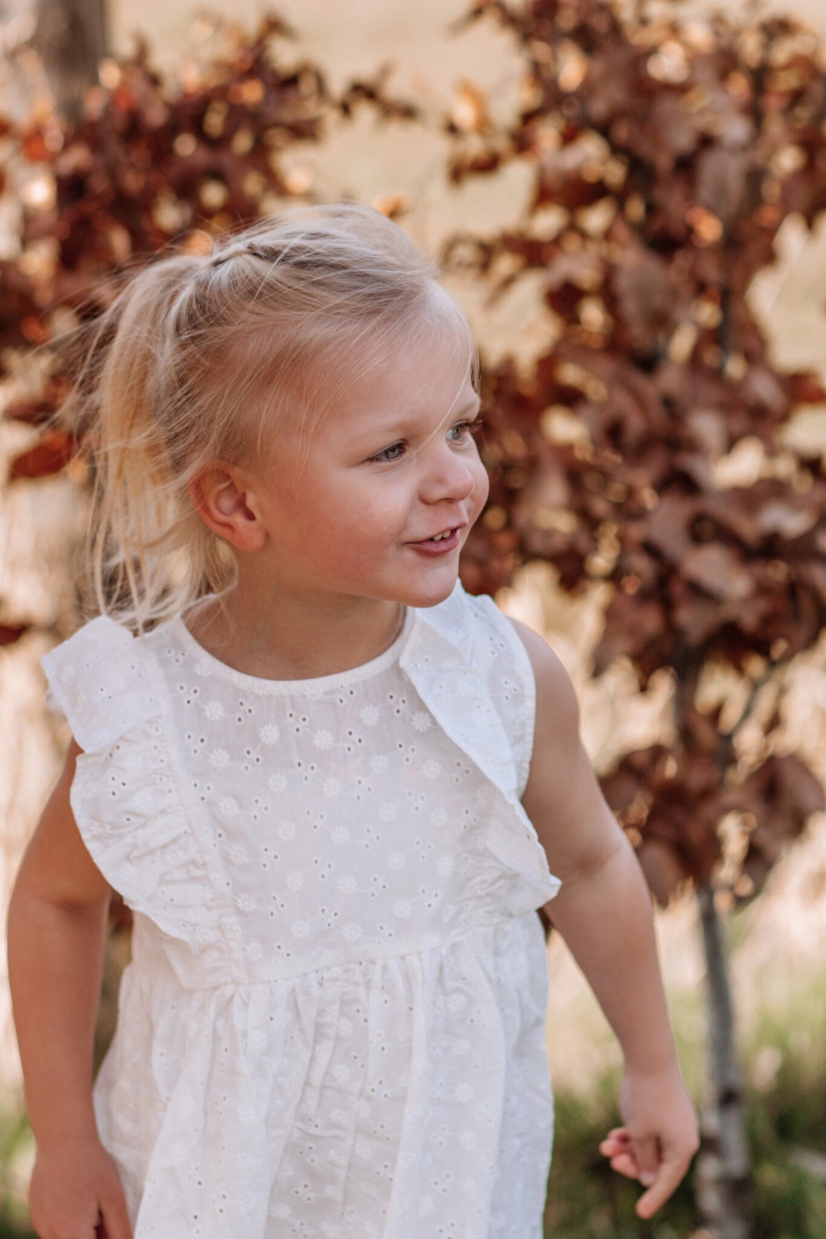 Lacey Dress | Optic White | Jurk