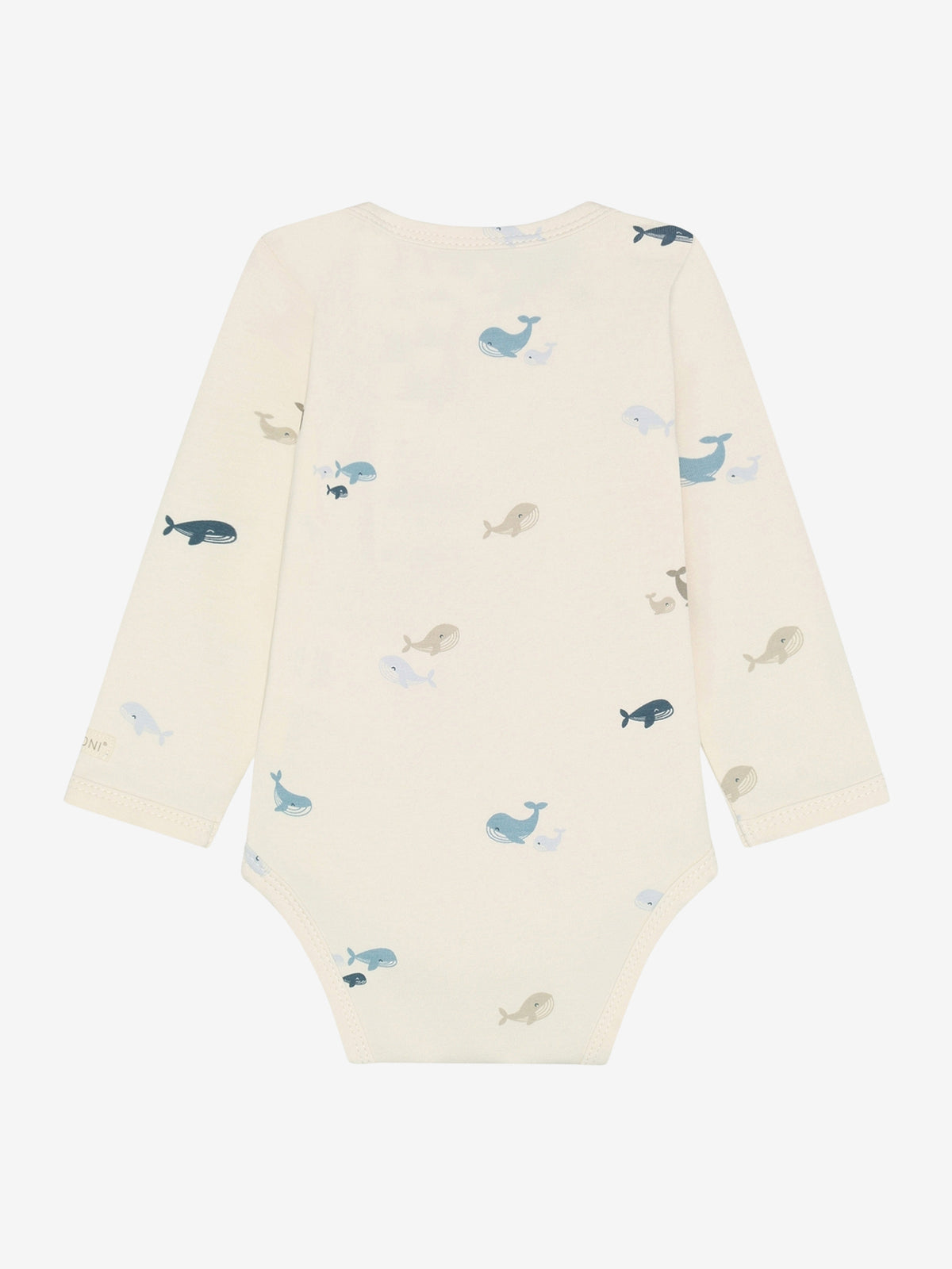 Fixoni romper baby wrap rib Arctic Ice offwhite